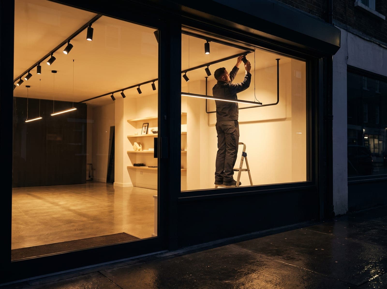 Retail LED lighting retrofit
