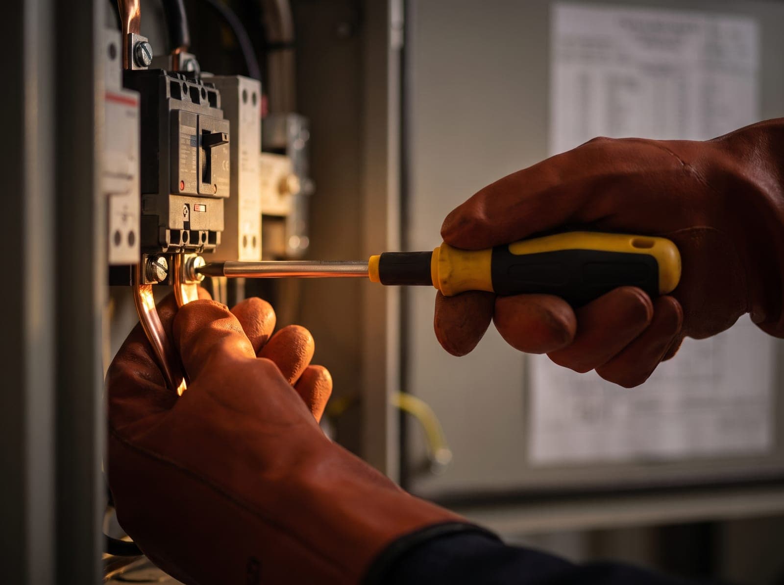 Clean electrical work